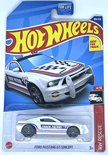 ۥåȥ ޥƥ ߥ˥ ۥåȥ Hot Wheels 2022 -Ford Mustang GT Concept - HW Rescue 4/10 [White] 188/250ۥåȥ ޥƥ ߥ˥ ۥåȥ