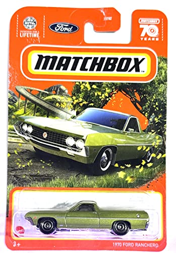 ホットウィール マテル ミニカー ホットウイール Matchbox - Ford Ranchero - 1970 - Green - Matchbox 70 Years - 2023 - Mint/NrMint - Ships Bubble Wrapped in a Correctly Sized Boxホットウィール マテル ミニカー ホットウイール