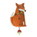 壁掛け時計 振り子時計 インテリア 海外モデル アメリカ Allen Designs Foraging Fox Decorative Pendulum Wall...