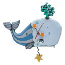 壁掛け時計 振り子時計 インテリア 海外モデル アメリカ Allen Designs P1566 Spouting Off Whale Pendulum Wal...
