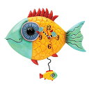 壁掛け時計 振り子時計 インテリア 海外モデル アメリカ Allen Designs P8056 Wide-Eyed Fishy Pendulum Wall C...