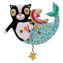壁掛け時計 振り子時計 インテリア 海外モデル アメリカ Allen Designs P1552 Mercat Pendulum Wall Clock 12.5...