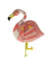 壁掛け時計 振り子時計 インテリア 海外モデル アメリカ Allen Designs Crazy Legs Pink Flamingo Pendulum Wal...