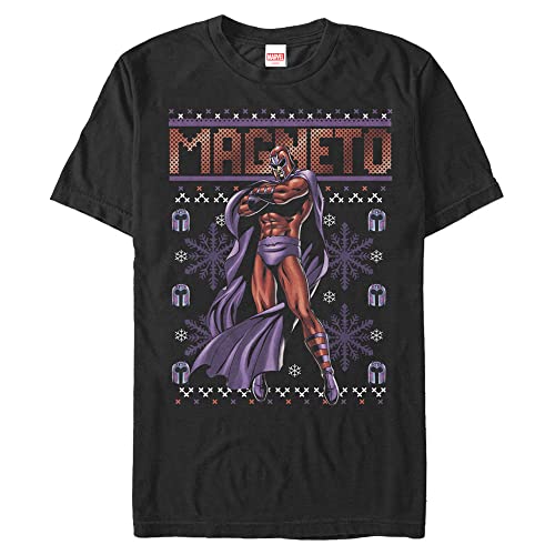 Tシャツ キャラクター ファッション トップス 海外モデル Marvel Big & Tall Classic Magneto Ugly Sweater Men's Tops Short Sleeve Tee Shirt, Black, 3X-LargeTシャツ キャラクター ファッション トップス 海外モデル