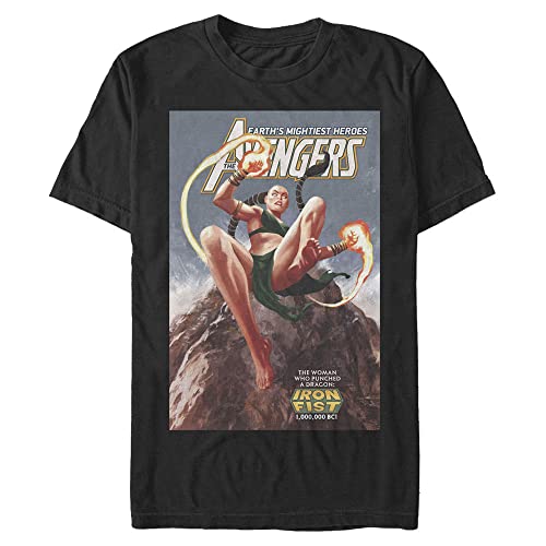 Tシャツ キャラクター ファッション トップス 海外モデル Marvel Big & Tall Classic Avengers Iron Fist JAN19 Men's Tops Short Sleeve Tee Shirt, Black, LargeTシャツ キャラクター ファッション トップス 海外モデル