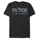 Tシャツ キャラクター ファッション トップス 海外モデル Marvel Big Classic Mighty FaTHOR Men's Tops Short Sleeve Tee Shirt, Black, 4X-Large TallTシャツ キャラクター ファッション トップス 海外モデル