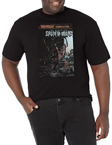 T 饯 եå ȥåץ ǥ Marvel Men's Big Spider-Man Comic Poster, Black, XX-Large TallT 饯 եå ȥåץ ǥ