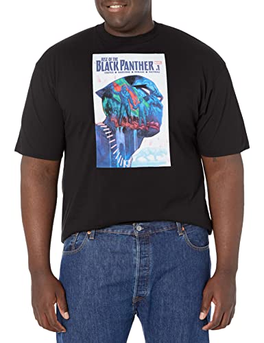 Tシャツ キャラクター ファッション トップス 海外モデル Marvel Big & Tall Classic BlackPanther JAN18 Men's Tops Short Sleeve Tee Shirt, Black, X-LargeTシャツ キャラクター ファッション トップス 海外モデル