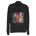Tシャツ キャラクター ファッション トップス 海外モデル Marvel WandaVision Secrets Women's Cowl Neck Long ...