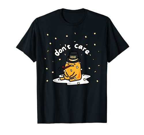 Tシャツ キャラクター ファッション トップス 海外モデル Gudetama the Lazy Egg Japan Don't Care Hap..