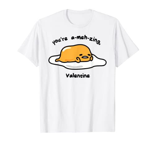 Tシャツ キャラクター ファッション トップス 海外モデル Gudetama the Lazy Egg A-meh-zing Valentine..