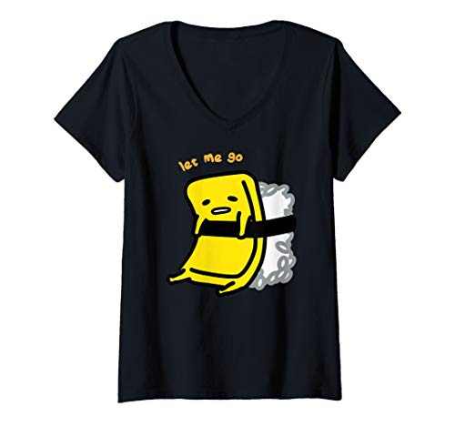 Tシャツ キャラクター ファッション トップス 海外モデル Womens Gudetama the Lazy Egg Tamago Sushi ..