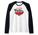 Tシャツ キャラクター ファッション トップス 海外モデル Gudetama the Lazy Egg Lazy Sundae Sunday Ice Cream Raglan Baseball TeeTシャツ キャラクター ファッション トップス 海外モデル