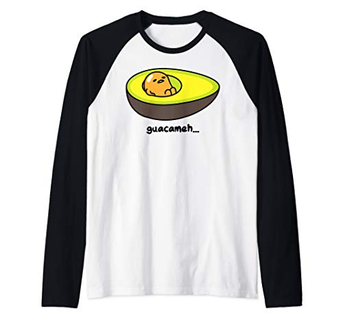 Tシャツ キャラクター ファッション トップス 海外モデル Gudetama Guacameh Avocado Guacamole Raglan Baseball TeeTシャツ キャラクター ファッション トップス 海外モデル