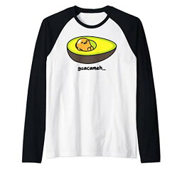 Tシャツ キャラクター ファッション トップス 海外モデル Gudetama Guacameh Avocado Guacamole Raglan Baseball TeeTシャツ キャラクター ファッション トップス 海外モデル
