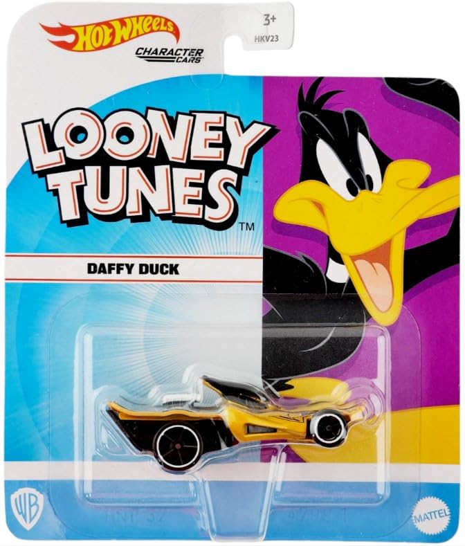 ۥåȥ ޥƥ ߥ˥ ۥåȥ Hot Wheels Character Cars 1:64 Scale Looney Tunes (Daffy Duck 3/7)ۥåȥ ޥƥ ߥ˥ ۥåȥ