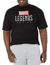 Tシャツ キャラクター ファッション トップス 海外モデル Marvel Big Tall Classic Legends Logo Men 039 s Tops Short Sleeve Tee Shirt, Black, X-LargeTシャツ キャラクター ファッション トップス 海外モデル