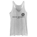 Tシャツ キャラクター ファッション トップス 海外モデル Marvel womens Marvel Hawkeye Bishop Security Logo ...