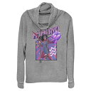 Tシャツ キャラクター ファッション トップス 海外モデル Marvel Ms Fist Panel Women's Cowl Neck Long Sleeve...