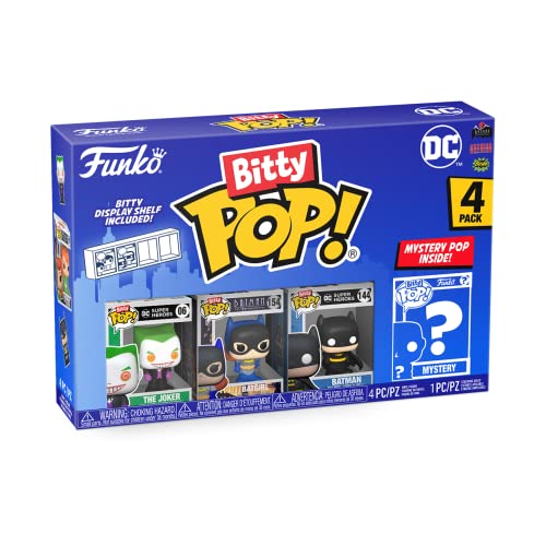 ファンコ FUNKO フィギュア 人形 アメリカ直輸入 Funko Bitty Pop DC Mini Collectible Toys 4-Pack - The Joker, Batgirl, Batman Mystery Chase Figure (Styles May Vary)ファンコ FUNKO フィギュア 人形 アメリカ直輸入