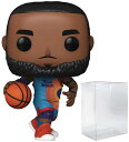 ファンコ FUNKO フィギュア 人形 アメリカ直輸入 Funko Pop Movies: Space Jam, A New Legacy - Lebron James Dribbling Vinyl Figure 1090 (Includes Compatible Pop Box Protector Case)ファンコ FUNKO フィギュア 人形 アメリカ直輸入