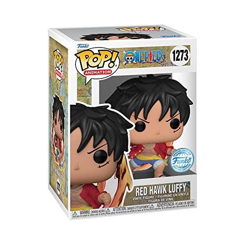 ファンコ FUNKO フィギュア 人形 アメリカ直輸入 Funko POP! Animation: One Piece - Red Hawk Luffy - Glow in The Dark - Chase - Amazon Exclusive - Collectable Vinyl Figure - Gift Idea - Official Merchandise -ファンコ FUNKO フィギュア 人形 アメリカ直輸入