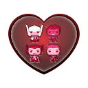 ファンコ FUNKO フィギュア 人形 アメリカ直輸入 Funko Pocket POP: Marvel Classic Val Box 4 Pack Happy Valentines Heart Shaped Gift Box Avengersファンコ FUNKO フィギュア 人形 アメリカ直輸入