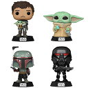 ファンコ FUNKO フィギュア 人形 アメリカ直輸入 Funko POP Star Wars: POP Mandalorian Collectors Set 3 - Boba Fett, Mando Holding Child, The Child with Cookie, Dark Trooper Battleファンコ FUNKO フィギュア 人形 アメリカ直輸入