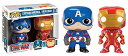 ファンコ FUNKO フィギュア 人形 アメリカ直輸入 Funko Pop Captain America Civil War Exclusive 2-Pack With Cap and Iron Manファンコ FUNKO フィギュア 人形 アメリカ直輸入