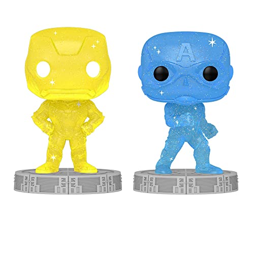 ファンコ FUNKO フィギュア 人形 アメリカ直輸入 Funko Pop! Artist Series Marvel Infinity Saga Set of 2 with Protector Cases - Iron Man and Captain Americaファンコ FUNKO フィギュア 人形 アメリカ直輸入