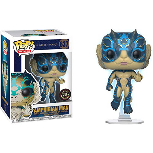 ファンコ FUNKO フィギュア 人形 アメリカ直輸入 Funko Amphibian Man (Chase Edition): Shape of Water x POP Movies Vinyl Figure 1 POP Compatible PET Plastic Graphical Protector Bundle 637/32485 - B ファンコ FUNKO フィギュア 人形 アメリカ直輸入