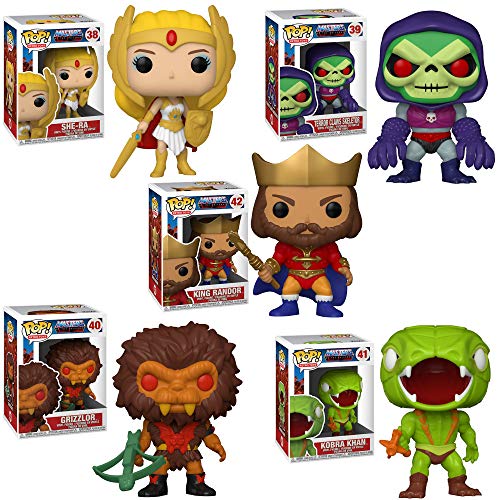 ファンコ FUNKO フィギュア 人形 アメリカ直輸入 Funko Pop! Set of 5 - Masters of The Universe: Classic She-Ra, Skeletor Terror w/Claws, Grizzlor, Kobra Khan and King Randorファンコ FUNKO フィギュア 人形 アメリカ直輸入