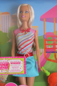 バービーBARBIEICanBe...PRESCHOOLTEACHERPLAYSETwBARBIEDoll,KELLYDoll,PLAYGROUNDSLIDE&SWING&More!(2008)