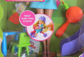 バービーBARBIEICanBe...PRESCHOOLTEACHERPLAYSETwBARBIEDoll,KELLYDoll,PLAYGROUNDSLIDE&SWING&More!(2008)