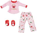 AJK[h[ Ԃ ܂܂ xr[l` American Girl WellieWishers 14.5-inch Doll Merry Everything PJs Outfit with Top, Pants, and Plush Slippers, For Ages 4+AJK[h[ Ԃ ܂܂ xr[l`