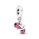 パンドラ ブレスレット チャーム アクセサリー ブランド Pandora Dumbbell & Heart Dangle Charm - Compatible Moments Bracelets - Jewelry for Women - Gift for Women - Made with Sterling Silver & Enamelパンドラ ブレスレット チャーム アクセサリー ブランド