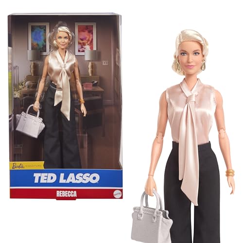 バービー バービー人形 Barbie Signature Doll, Rebecca from Ted Lasso in Elegant Blouse & Black Slacks, Collectible with Displayable Packagingバービー バービー人形