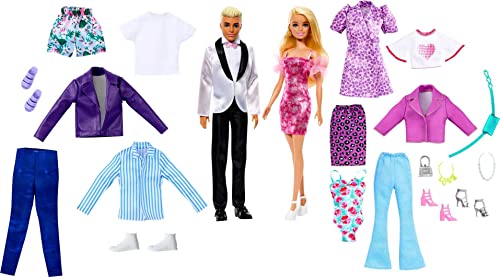 バービー バービー人形 ?Barbie Doll and Ken Doll Fashion Set with Clothes and Accessories, Dresses, Tees, Pants, Swimsuits and More (Amazon Exclusive)バービー バービー人形