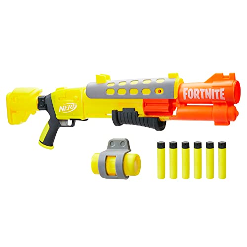 ナーフ アメリカ 直輸入 ソフトダーツ リフィル Nerf Fortnite Legendary TAC Blaster, Yellow Glow Wrap Design, 6-Dart Mega Drum, 6 Nerf AccuStrike Mega Darts, Multicolor, One Sizeナーフ アメリカ 直輸入 ソフトダーツ リフィル