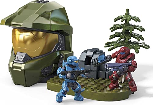 メガブロック メガコンストラックス 組み立て 知育玩具 Mega Halo Stockpile Construction Set with Spartan Helmet, Building Toys for Boys, Ages 8 メガブロック メガコンストラックス 組み立て 知育玩具