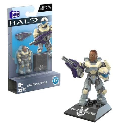 メガブロック メガコンストラックス 組み立て 知育玩具 Mega Construx Halo Heroes Pro Builders Halo Infinite 17 Spartan Agryna HKT04メガブロック メガコンストラックス 組み立て 知育玩具