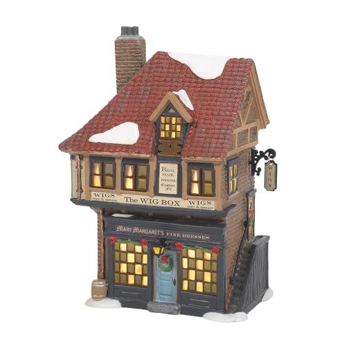 ǥѡȥ56 Department 56 ʪ ƥꥢ ǥ Department 56 Dickens Village Mary Margaret's Fine Dress Lit Building, 7.75 Inch, Multicolorǥѡȥ56 Departmen...