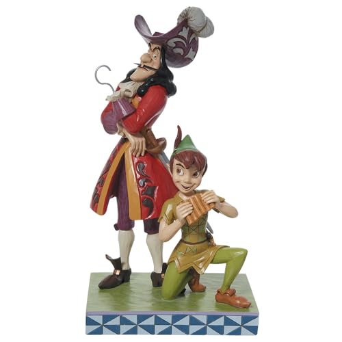 エネスコ Enesco 置物 インテリア 海外モデル アメリカ Enesco Jim Shore Disney Traditions Everyday Peter Pan and Hook Good Vs Evil Figurine, 9.5-inchesエネスコ Enesco 置物 インテリア 海外モデル アメリカ