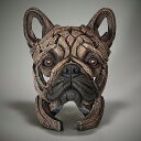 エネスコ Enesco 置物 インテリア 海外モデル アメリカ Enesco Edge Sculpture French Bulldog Head Bust Animal Figurine, 12 Inch, Brown and Blackエネスコ Enesco 置物 インテリア 海外モデル アメリカ(3)