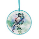エネスコ Enesco 置物 インテリア 海外モデル アメリカ Enesco Abby Diamond Teal Bird Hanging Hanging Ornament, 0.2 Inch, Teal, Stonewareエネスコ Enesco 置物 インテリア 海外モデル アメリカ