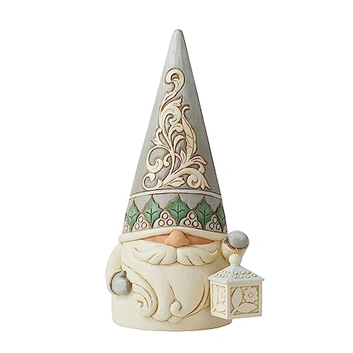 エネスコ Enesco 置物 インテリア 海外モデル アメリカ Enesco Jim Shore Heartwood Creek White Woodland Gnome with Lantern Figurine, 12.2 Inch, Multicolorエネスコ Enesco 置物 インテリア 海外モデル アメリカ