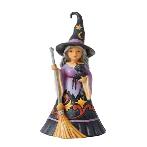 GlXR Enesco u CeA COf AJ Enesco Jim Shore Heartwood Creek Four Seasons Sweet Little Witch Figurine, 7in HGlXR Enesco u CeA COf AJ