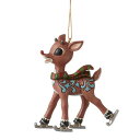 エネスコ Enesco 置物 インテリア 海外モデル アメリカ Enesco Jim Shore Rudolph The Red-Nosed Reindeer ...