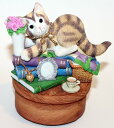 エネスコ Enesco 置物 インテリア 海外モデル アメリカ Enesco Calico Kittens Books and Flower Musical 1...