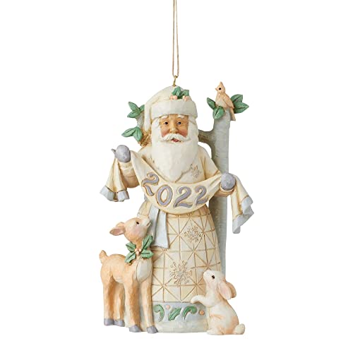 ͥ Enesco ʪ ƥꥢ ǥ ꥫ Enesco Jim Shore Heartwood Creek Woodland 2022 Santa Ornament, Hanging Ornament, 4.5 inch-Height,Christmasͥ Enesco ʪ ƥꥢ ǥ ꥫ